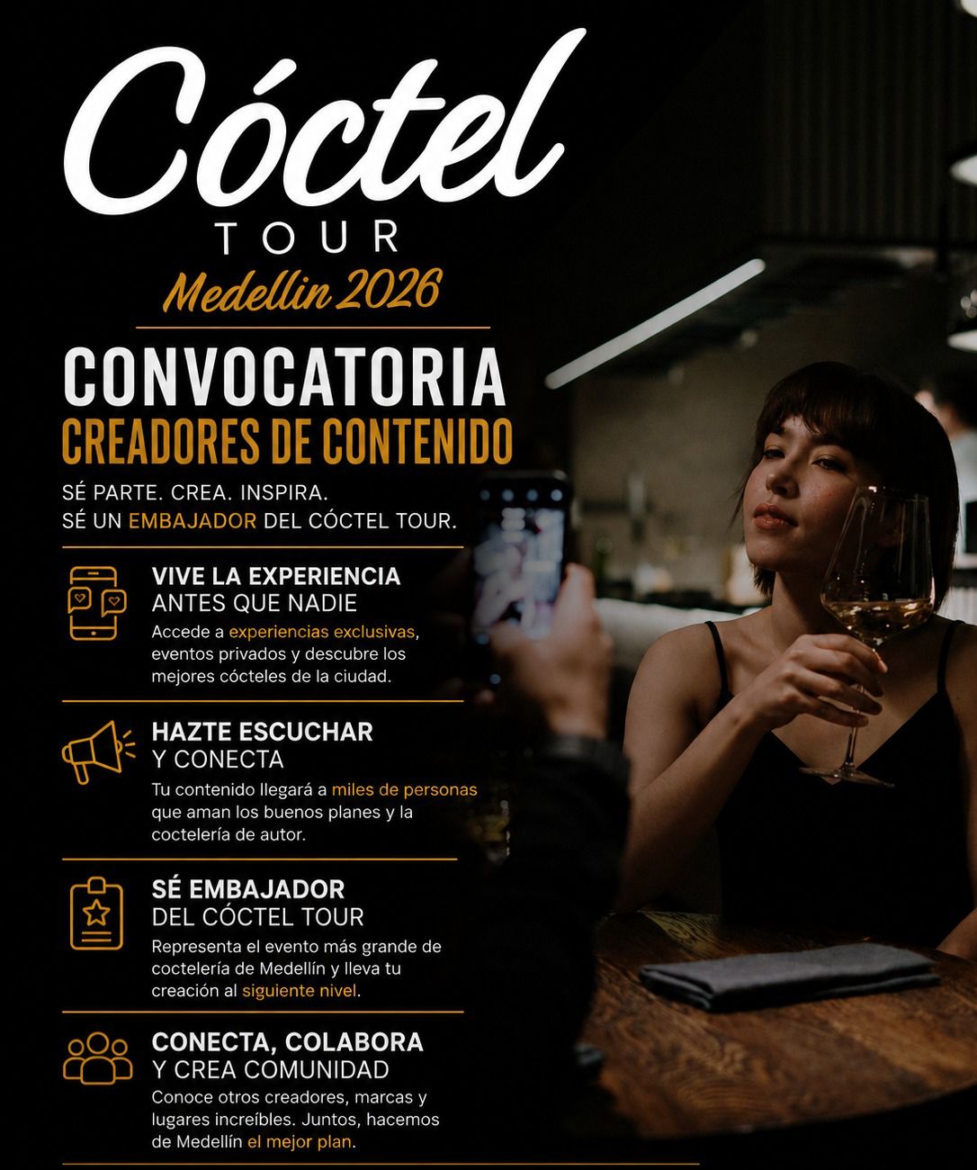 Convocatoria Cóctel Tour Medellín 2026